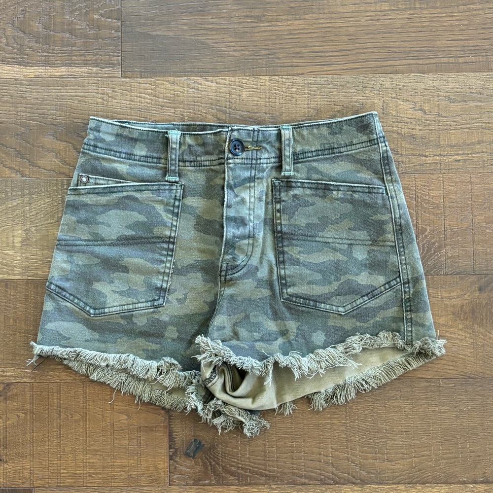 we the free camo shorts